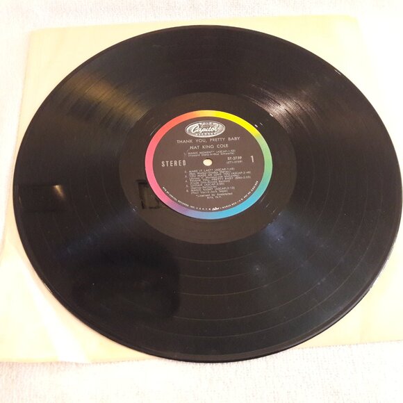 1967 Nat King Cole "Thank You Pretty Baby" Vinyl Record ST 2759 - Picture 2 of 4